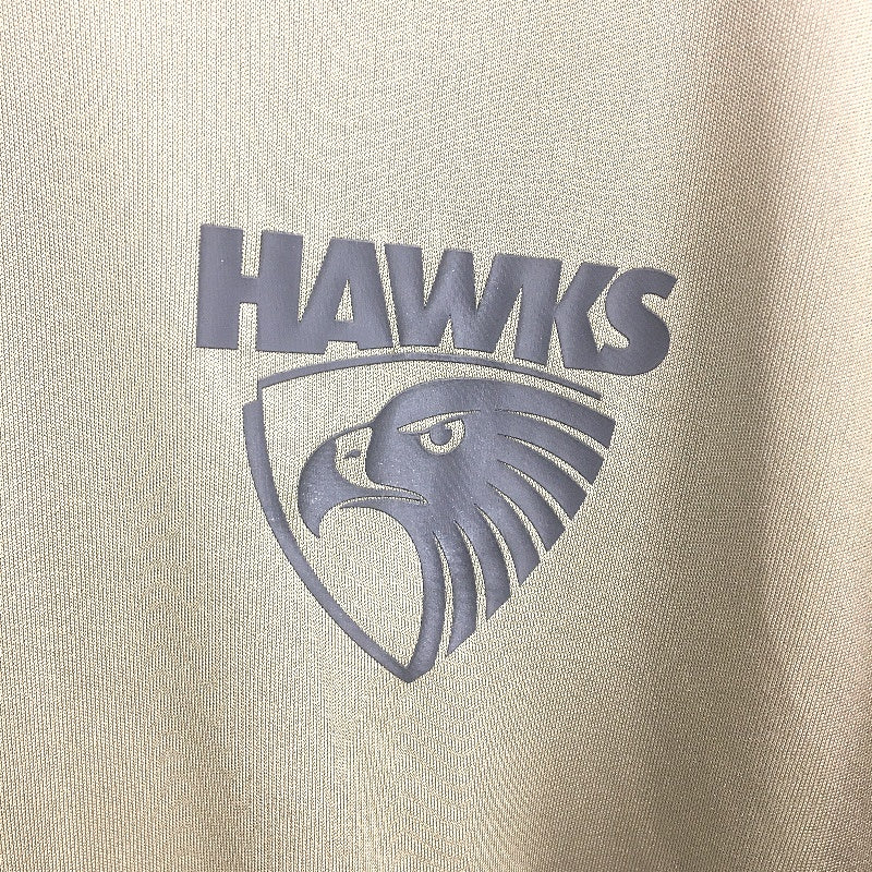 AFL x Adidas Hawthorn Hawks Khaki Onfield Aeroready Sports Top Mens Size 3XL