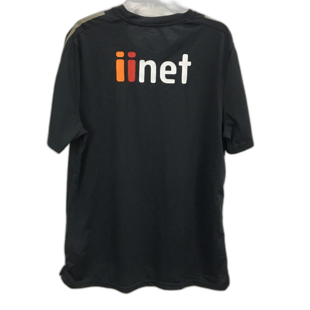 AFL x Adidas Hawthorn Hawks Dark Grey Onfield Aeroready Sports Tee Mens Size XL