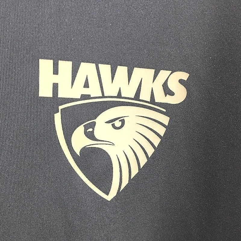 AFL x Adidas Hawthorn Hawks Dark Grey Onfield Aeroready Sports Tee Mens Size 3XL