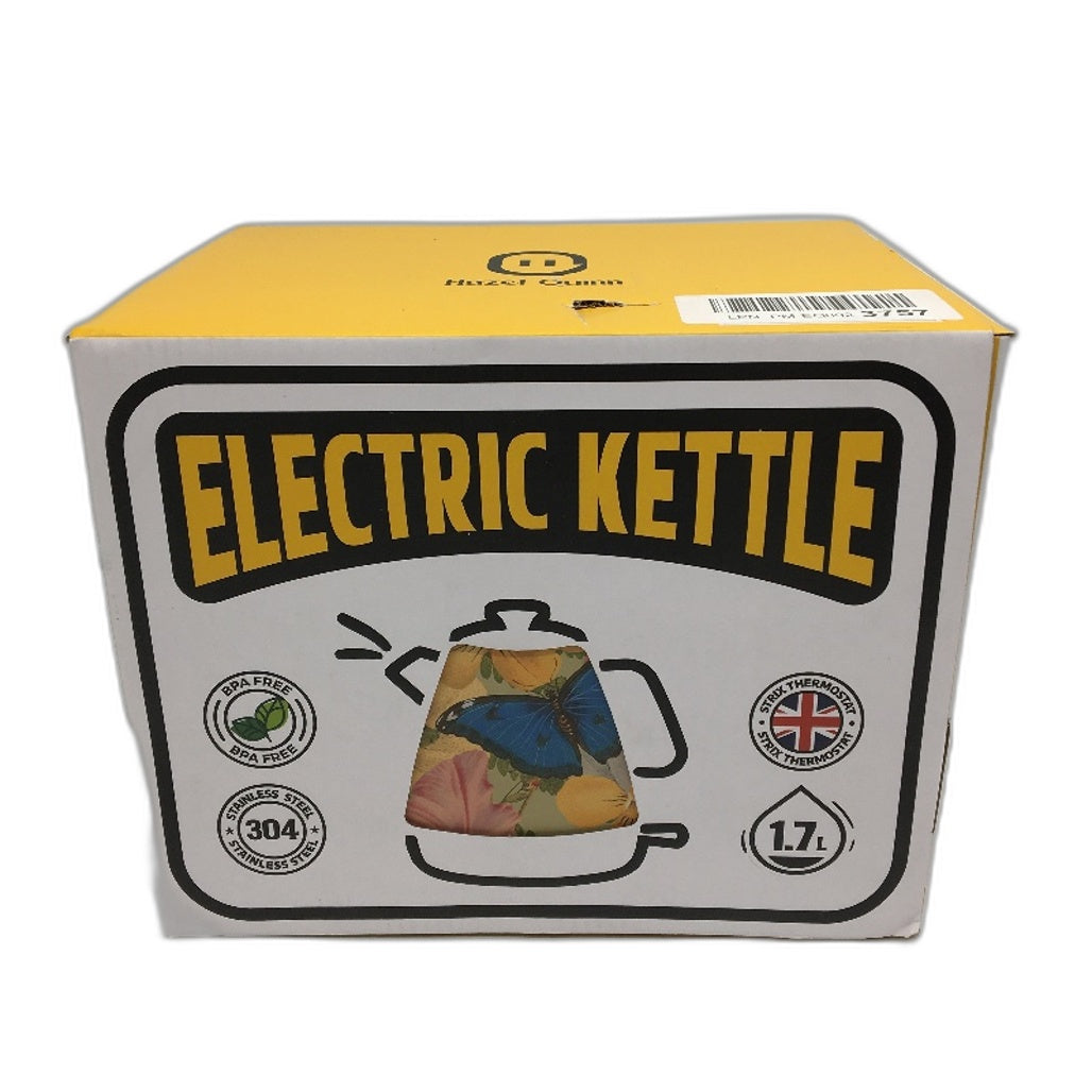 Hazel Quinn Vintage Style Electric Kettle Cordless Water Boiling 1.7L Capacity