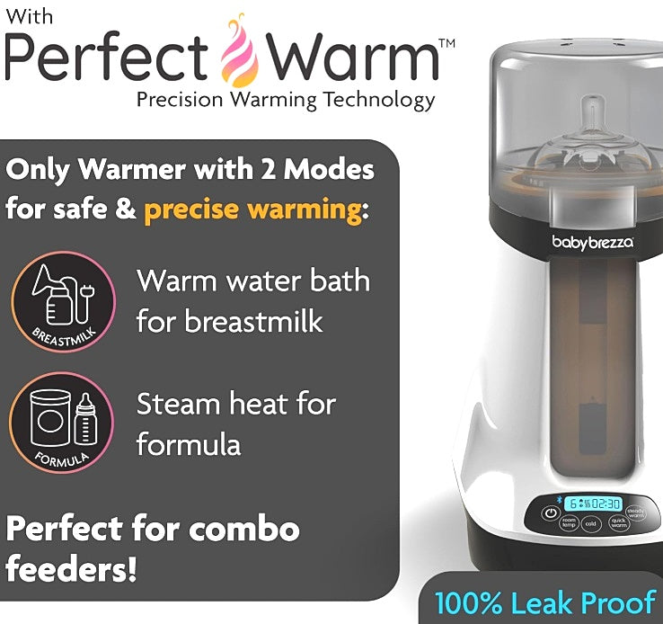Baby Brezza Safe & Smart Electric Bottle Warmer & Defroster Wireless Control