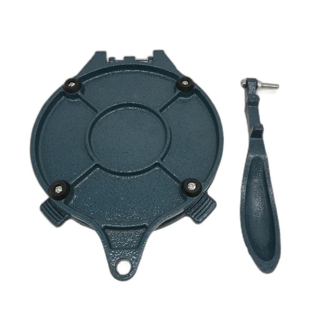 Vivicreate Cast Iron Tortilla Press 8 Inch Tortilla & Quesadilla Maker Blue