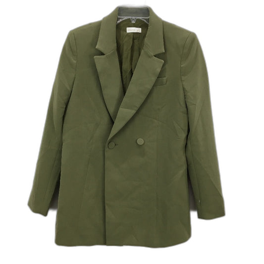Kookai Olive Green Fully Lined Double Breasted Blazer Ladies Size 36