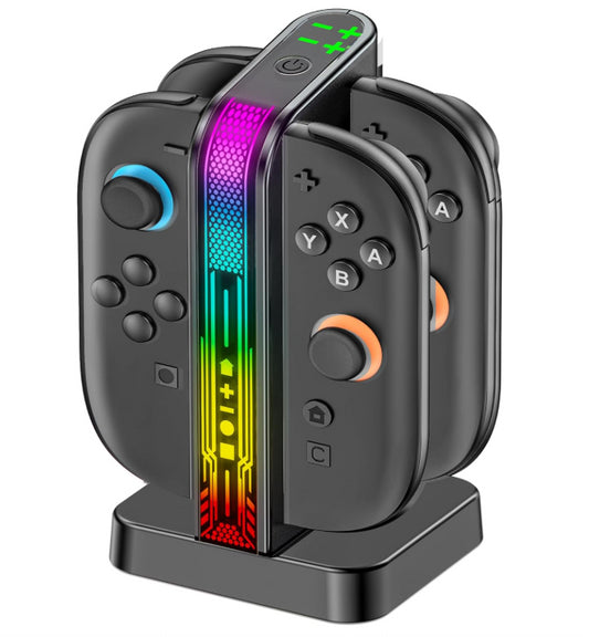 OIVO Nintendo Switch 2 Controller Charging Dock With RGB Lights
