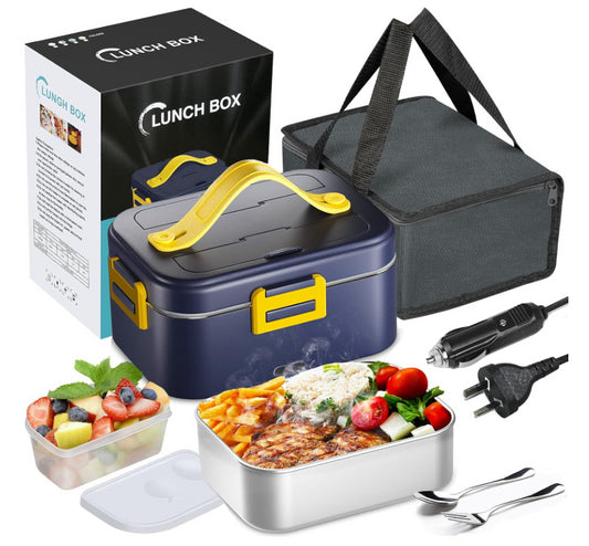 Tojune Electric Heating Lunch Box Food Warmer Portable Bento Lunchbox