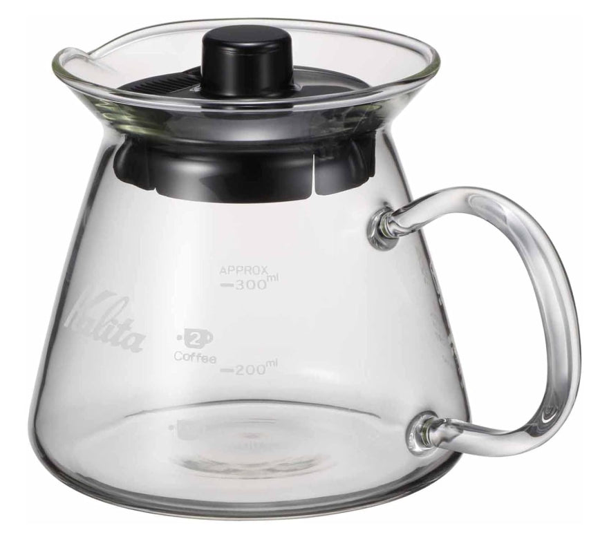 Kalita 300ml Glass Coffee Pot Server Small Brewing Jug 300-G
