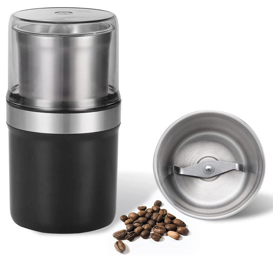 Electric Coffee Grinder 150g Stainless Steel Removable Bowl Multipurpose