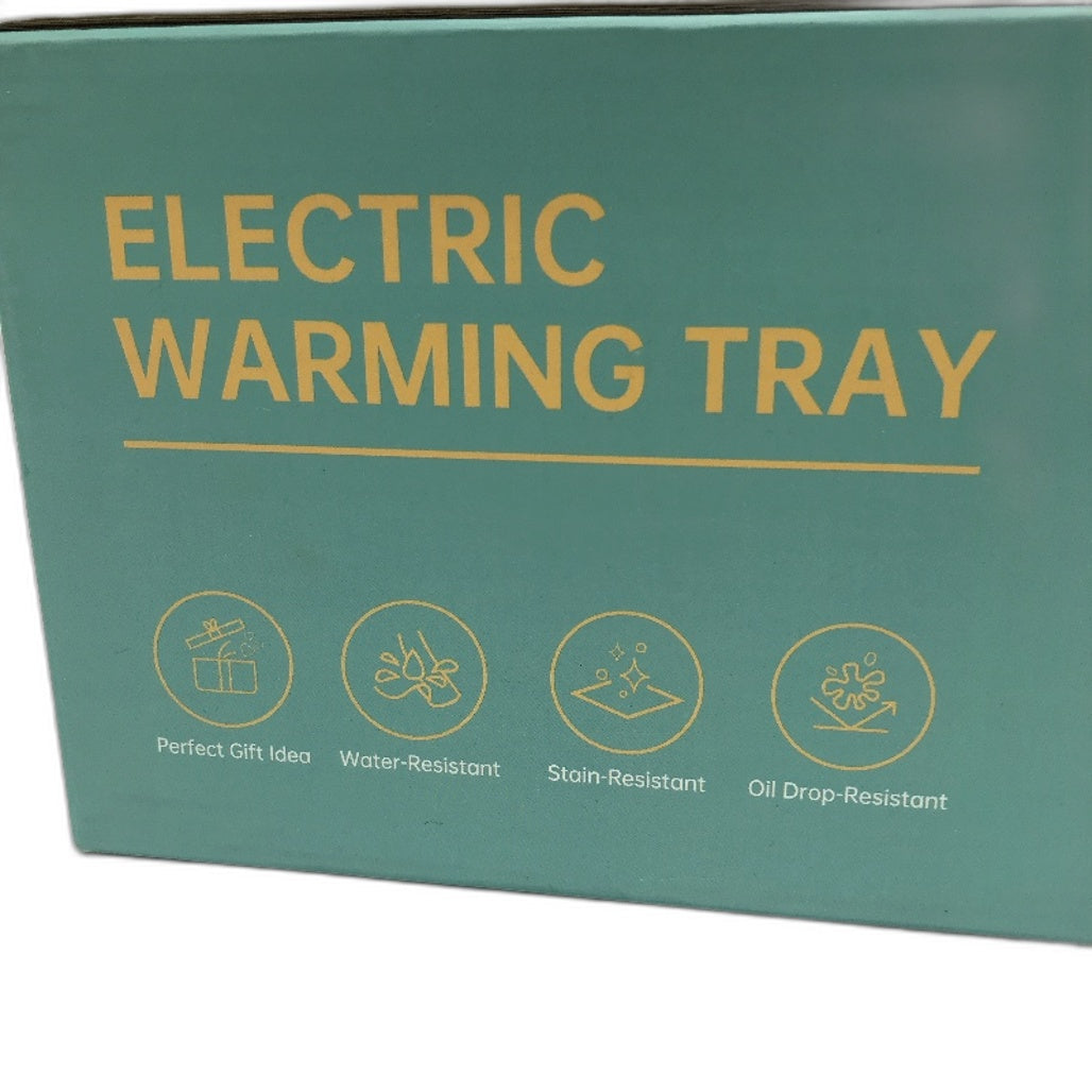 6 Temperature Flexible Portable Electric Food Warming Mat in Cream DEMO