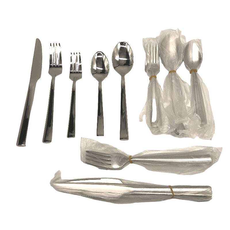 Set for 4 20 Piece Stainless Steel Silver Tableware Cutlery Set NEW
