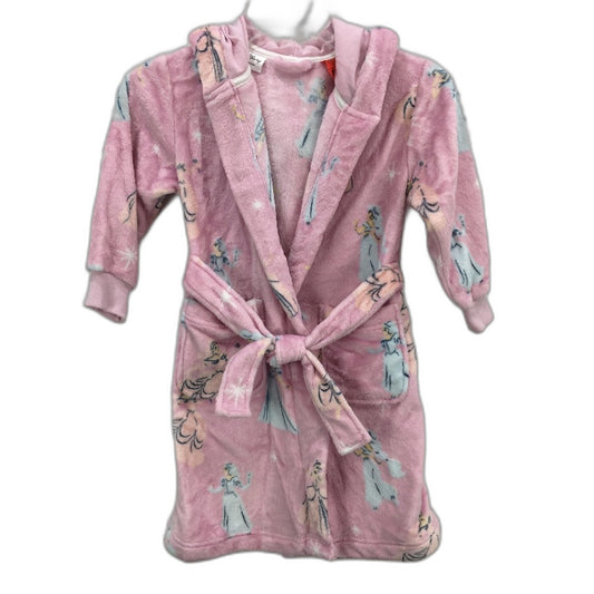 Target Disney Classic Princesses Pattern Pink Dressing Gown Girls Size AU 4 NEW
