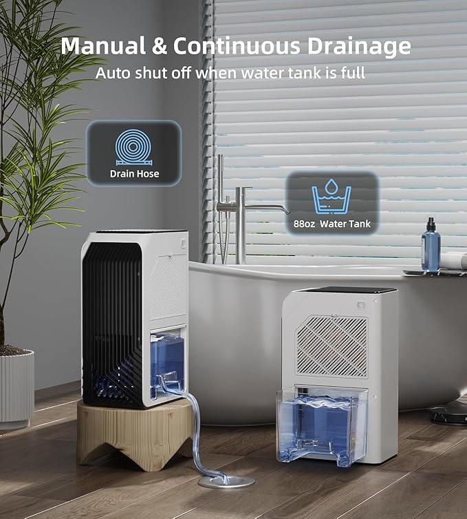 CT16 2600mL High Efficient Ultra Silent Dehumidifier with Ambient Lighting NEW