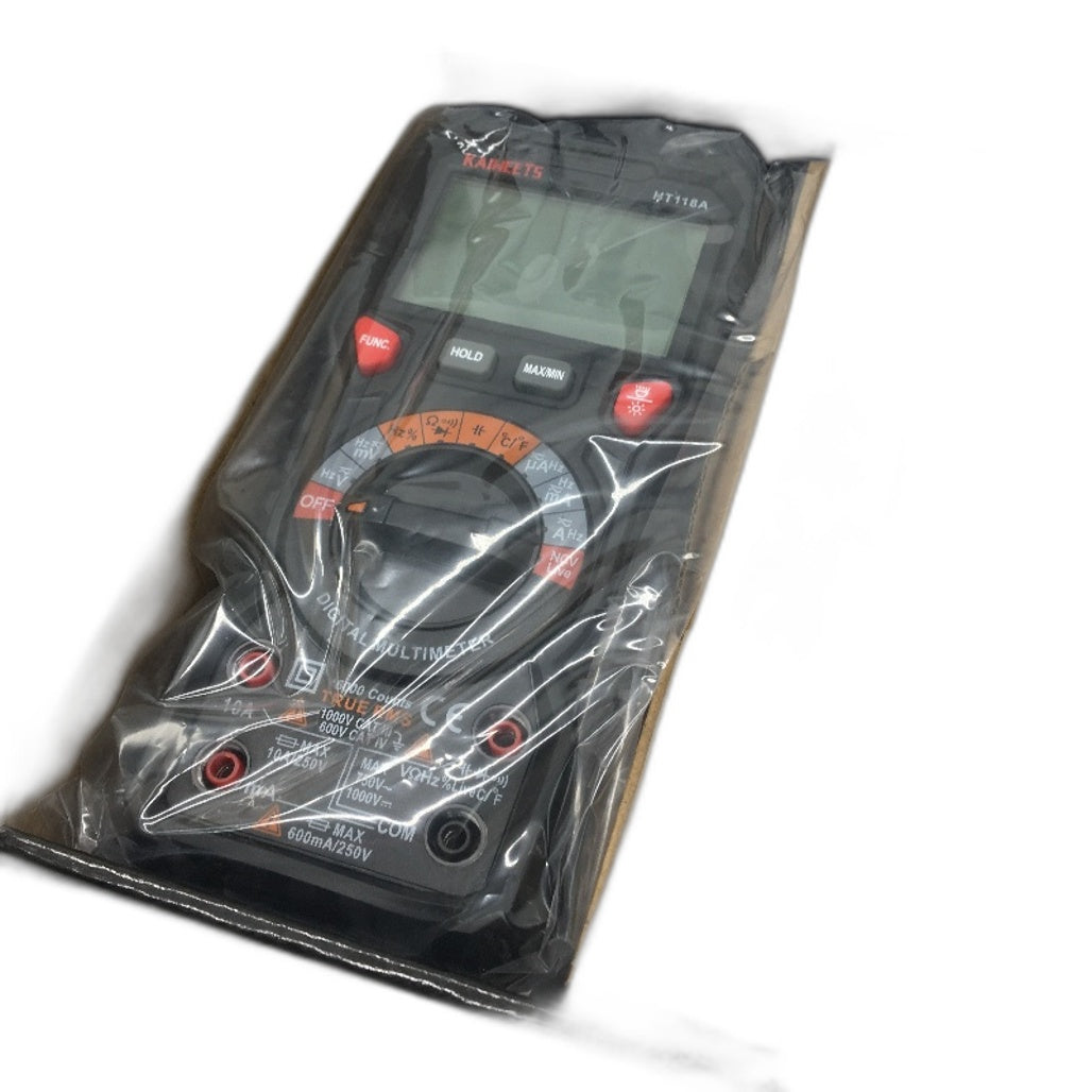 KAIWEETS HT118A TRMS 6000 Counts 1000V CATIII 600V CATIV Digital Multimeter NEW