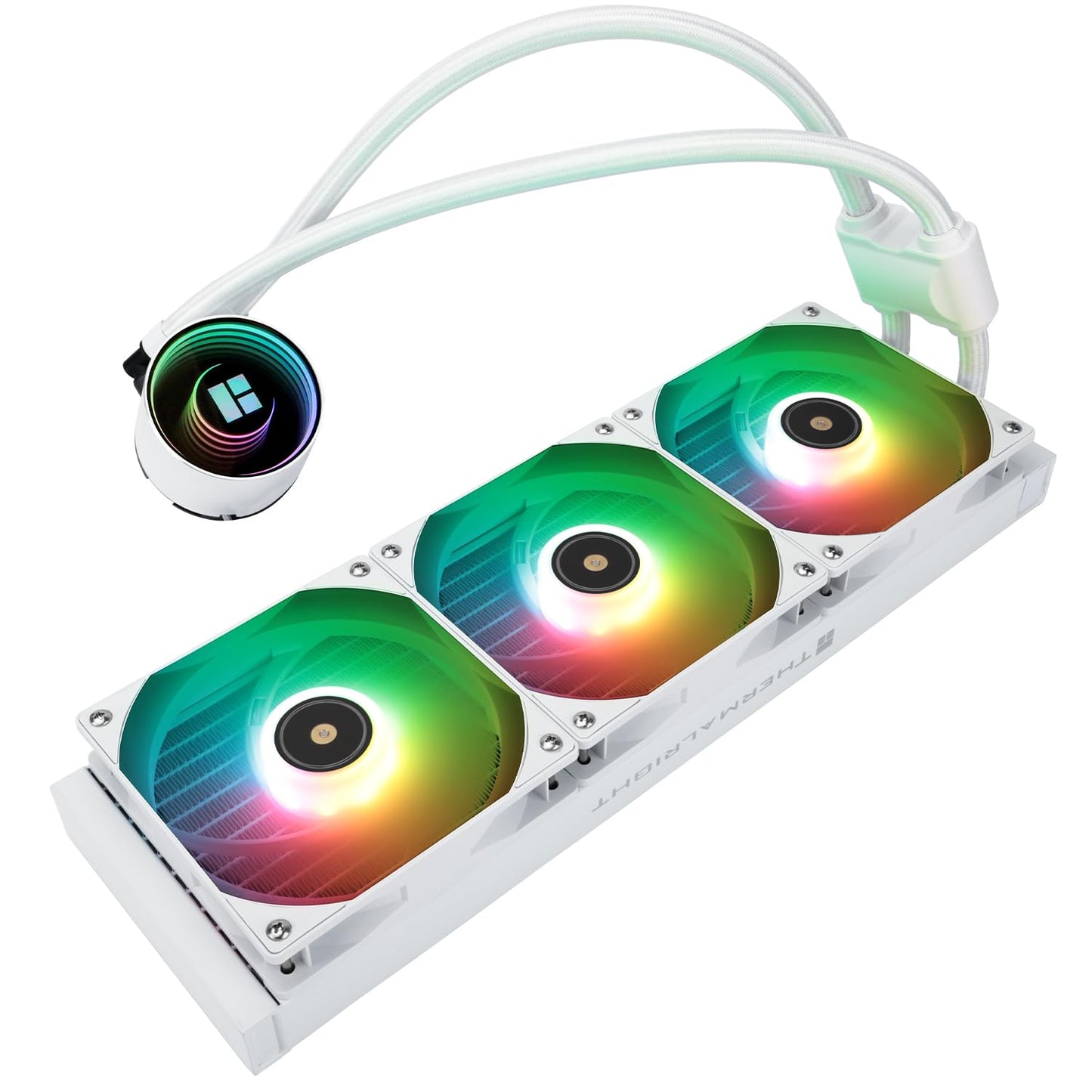 Thermalright Frozen Notte 360 White ARGB V2 Water Cooling CPU Cooler NEW