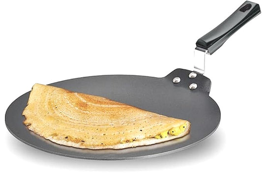 Futura INDT28 28cm 4.8mm PFOA Free Nonstick Dosa Tava Flat Griddle Pan NEW