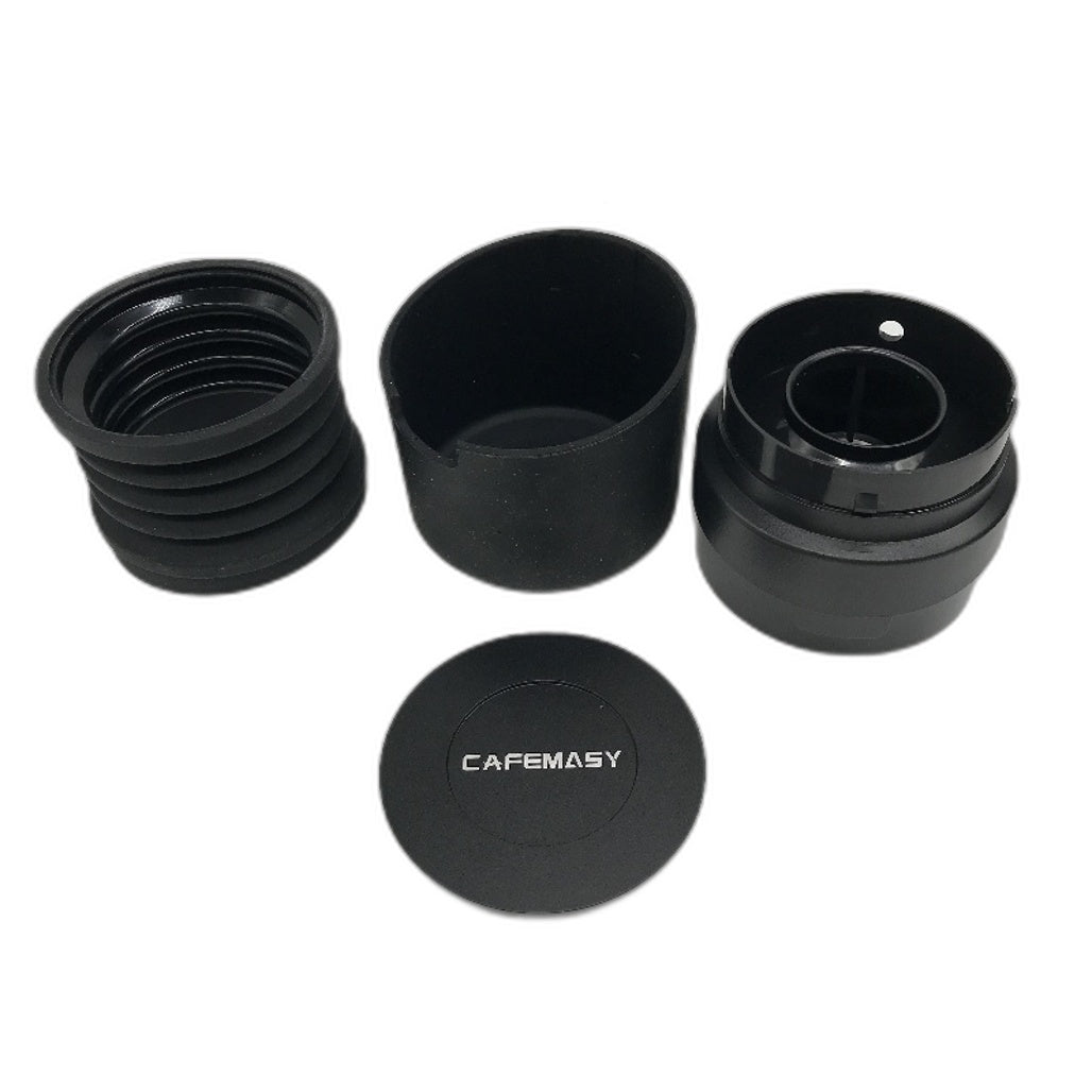 Cafemasy 2 in 1 Single Dose Coffee Grinder Hopper with Silicone Bellow NEW
