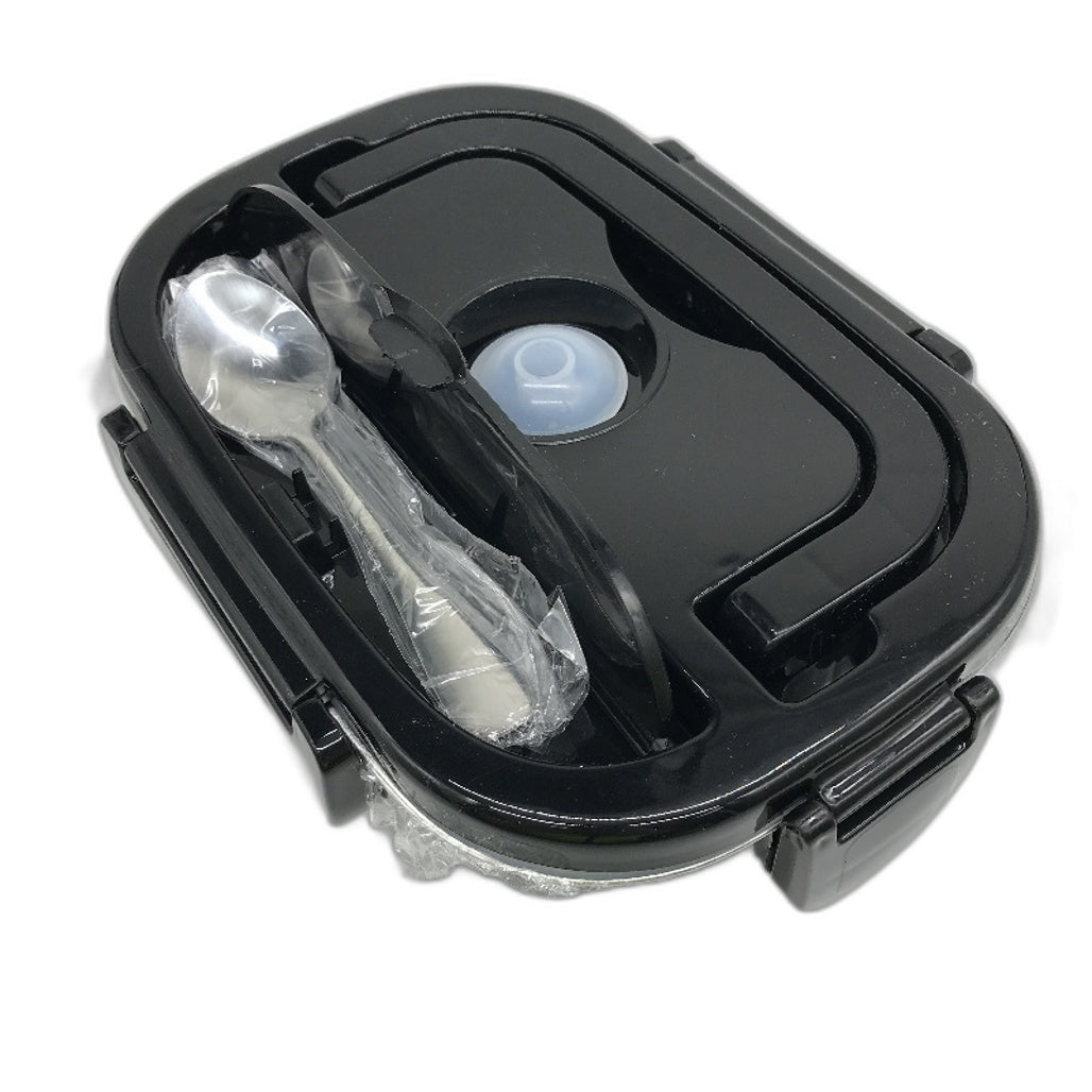 1.5L Portable Insulated Electric Cordless Fast Warming Lunch Box in Black NEW