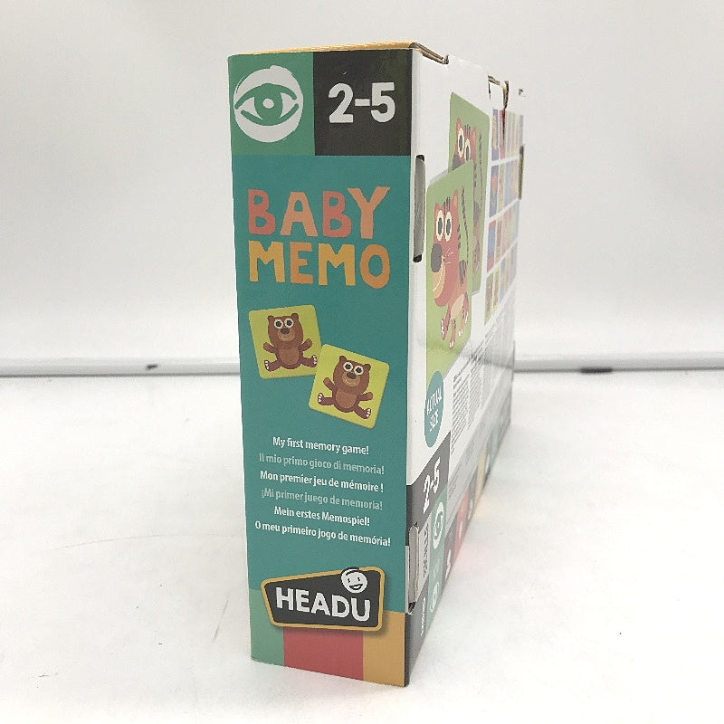 Headu 50pcs Baby Memo Chunky Cardboard Memory Play Tiles for Ages 2 -5 Years NEW