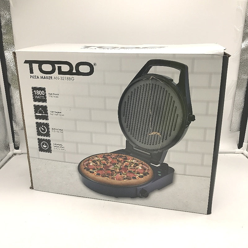 TODO AN-3218BG 30cm Nonstick 180 Degree Flat Grill Plate Pizza Maker NEW