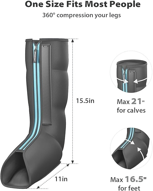 CINCOM CM-103A Air Compression Therapy Device Full Leg Muscle Massager NEW