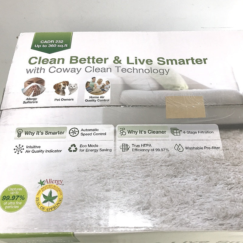 COWAY AP-1512HH Airmega Mighty Ultra Quiet Automatic True HEPA Air Purifier NEW