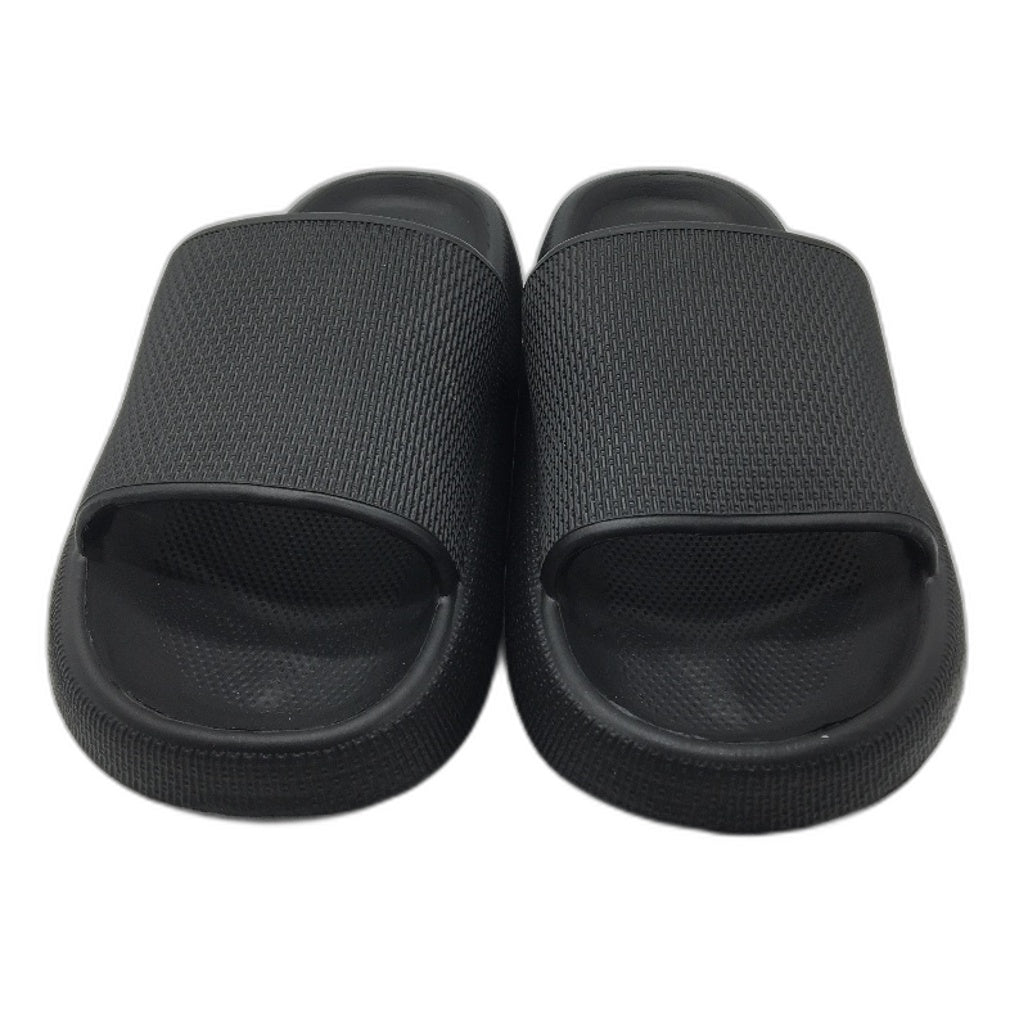 Longbay Black Original Cloud Everyday Comfort Sliders Size Ladies 8 EU39-40 NEW