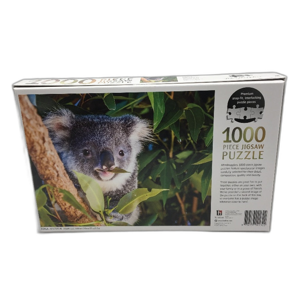 Hinkler Minbogglers Australian Koala Premium 1000 Piece Jigsaw Puzzle NEW