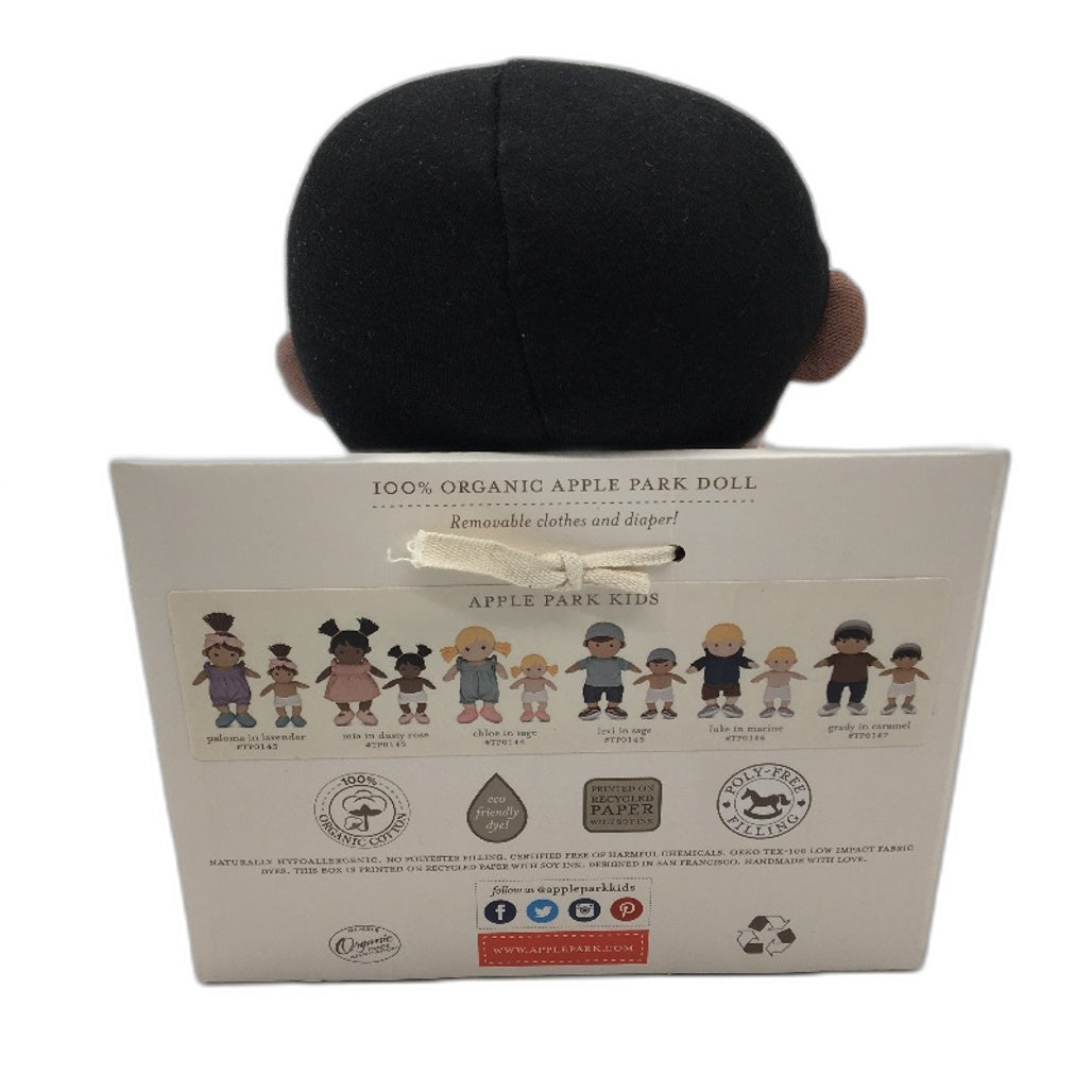 Apple Park Kids 100% Organic Cotton Alex Boy Muslin Soft Doll Ages 3+ NEW