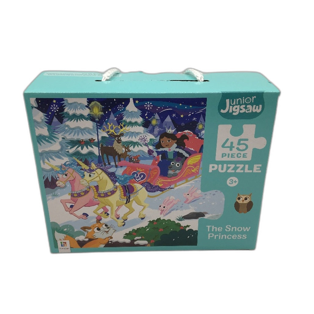 Hinkler Childrens Fairytale The Snow Princess 45 Piece Jigsaw Puzzle Ages 3+ NEW
