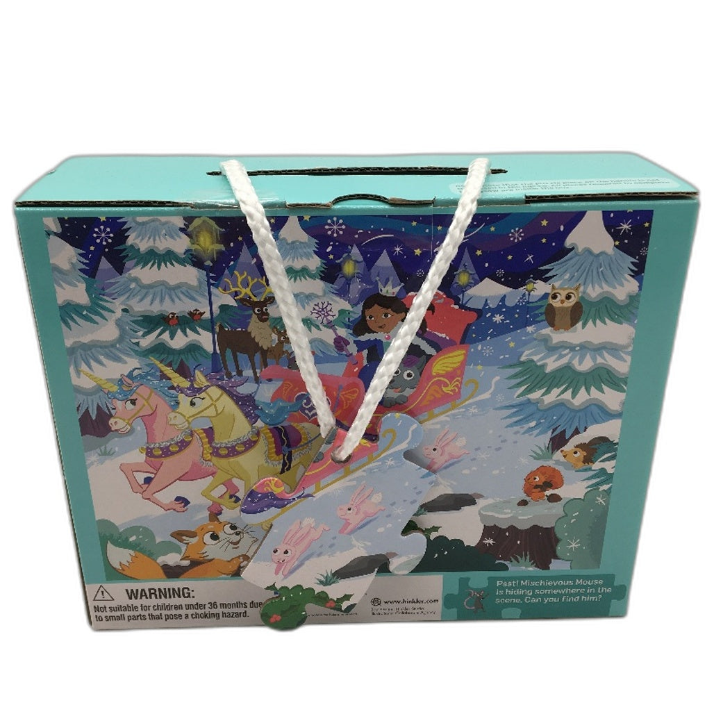 Hinkler Childrens Fairytale The Snow Princess 45 Piece Jigsaw Puzzle Ages 3+ NEW
