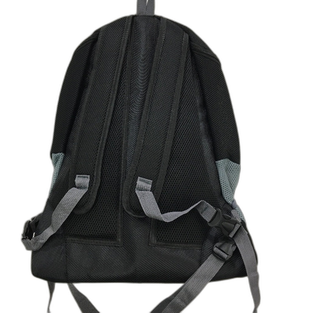 Animal Black & Grey Pet Carrier Travel Mesh Lightweight Shoulder Backpack NEW