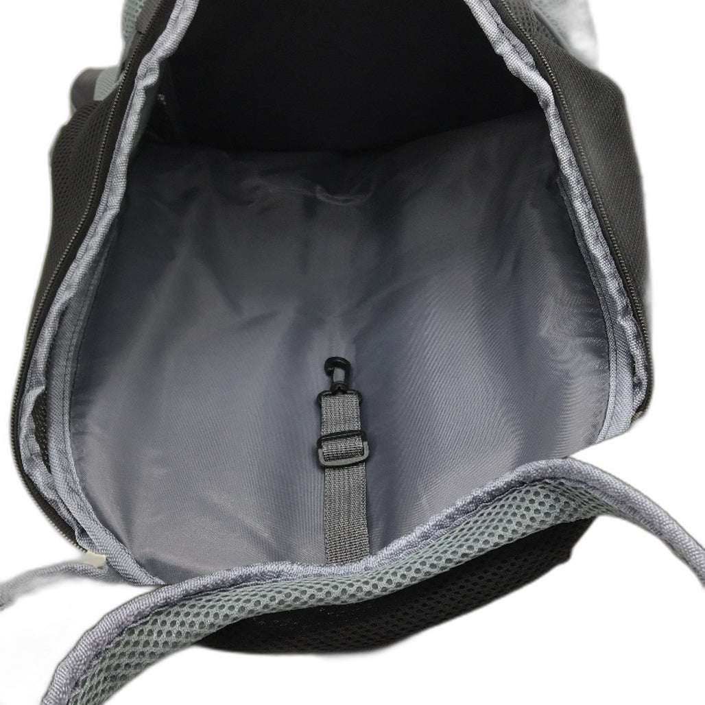 Animal Black & Grey Pet Carrier Travel Mesh Lightweight Shoulder Backpack NEW