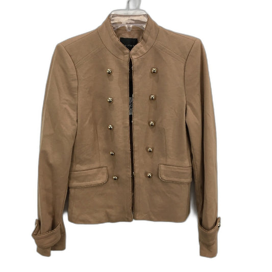 Portmans Camel Tan Gold Button Accent Conductor Style Jacket Ladies Size 10 NEW
