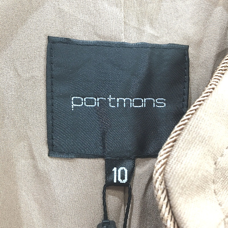 Portmans Camel Tan Gold Button Accent Conductor Style Jacket Ladies Size 10 NEW