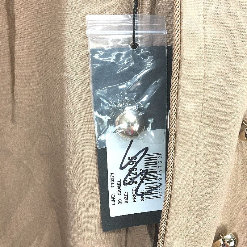Portmans Camel Tan Gold Button Accent Conductor Style Jacket Ladies Size 10 NEW