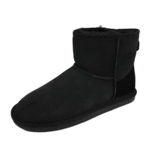 UGG Oz Shepherd Boots Double Face Sheepskin Black Unisex Size M 11 / L 13 NEW
