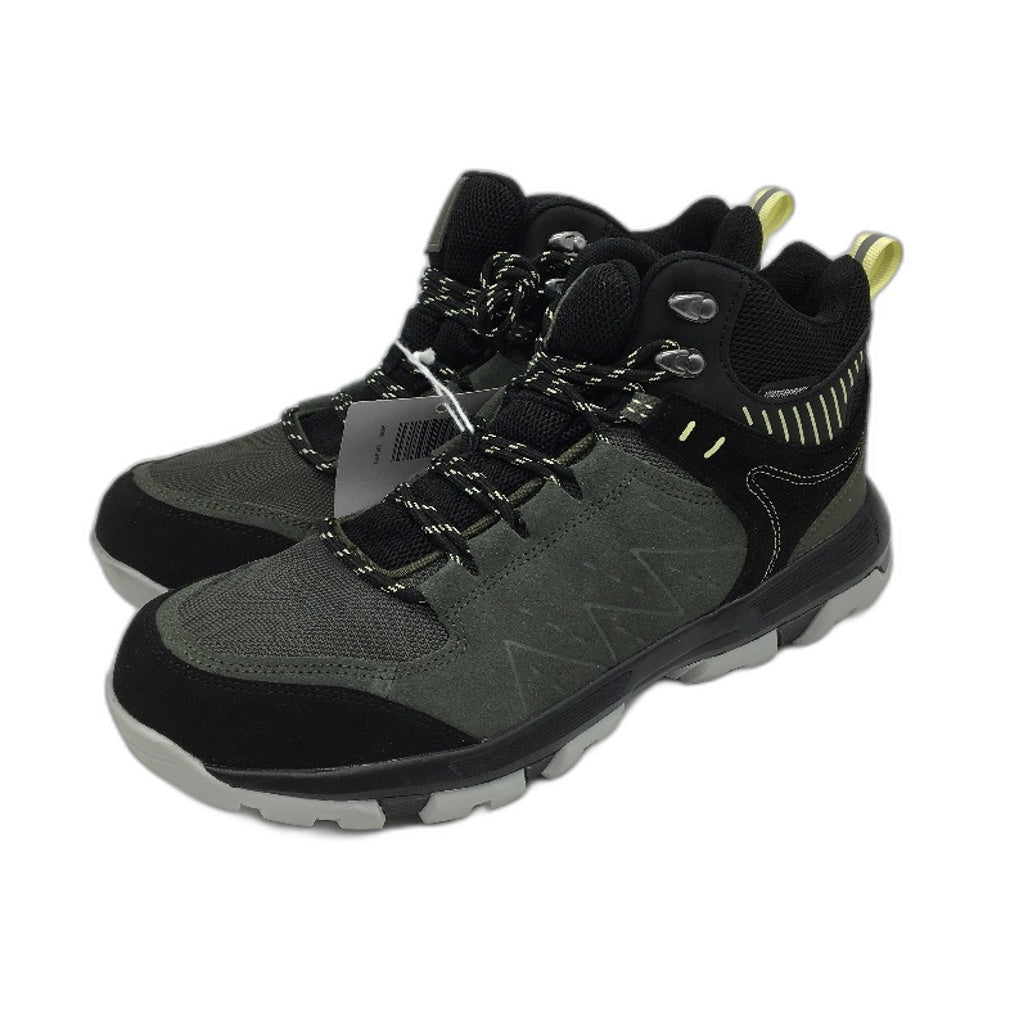 Crane Low Cut Lace Up Black Grey Hiking Sneaker Style Shoes Mens Size 10 NEW