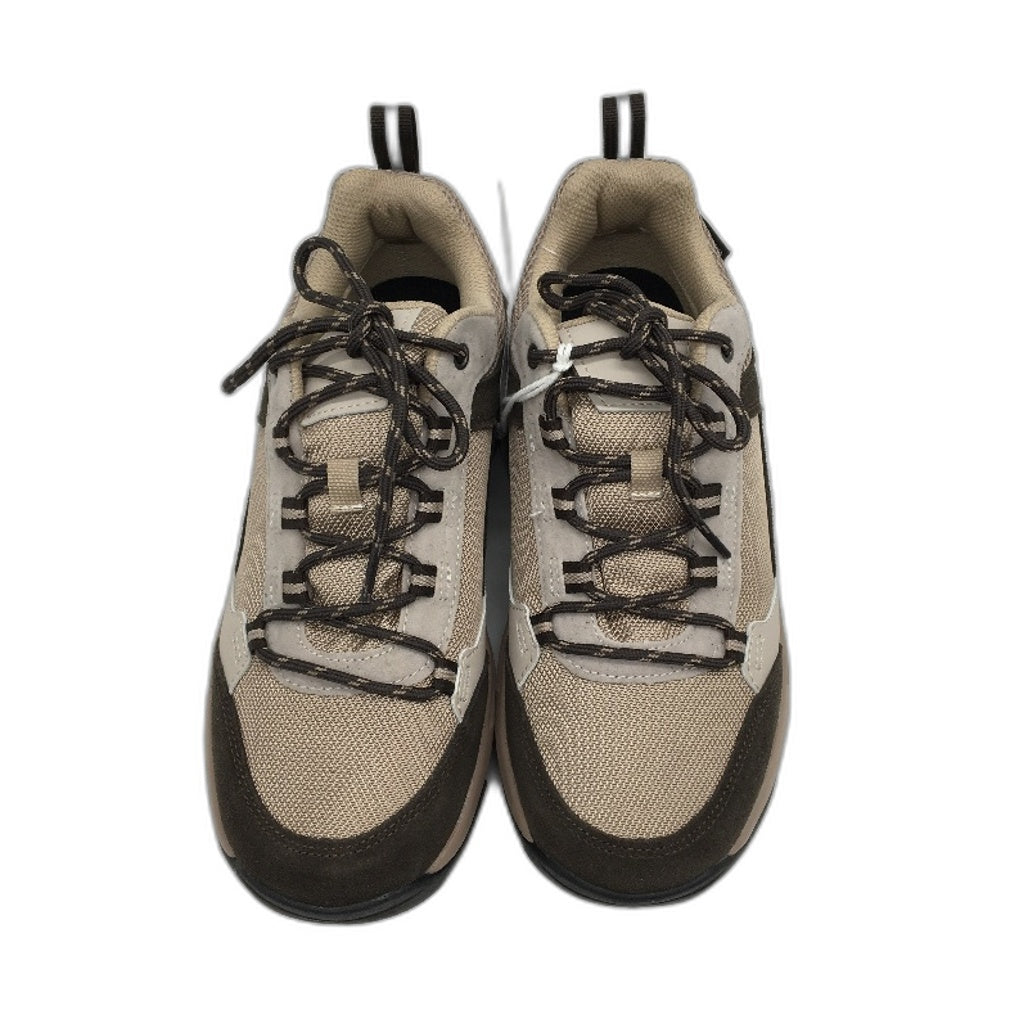 Crane Low Cut Lace Up Brown Tan Hiking Sneaker Style Shoes Ladies Size 8 NEW