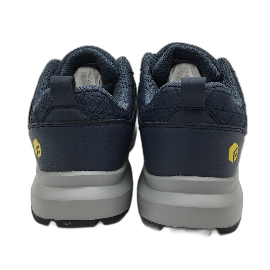 Fitville Navy Low Top Sturdy Core Leather Look Sneakers Mens Size US 10 NEW