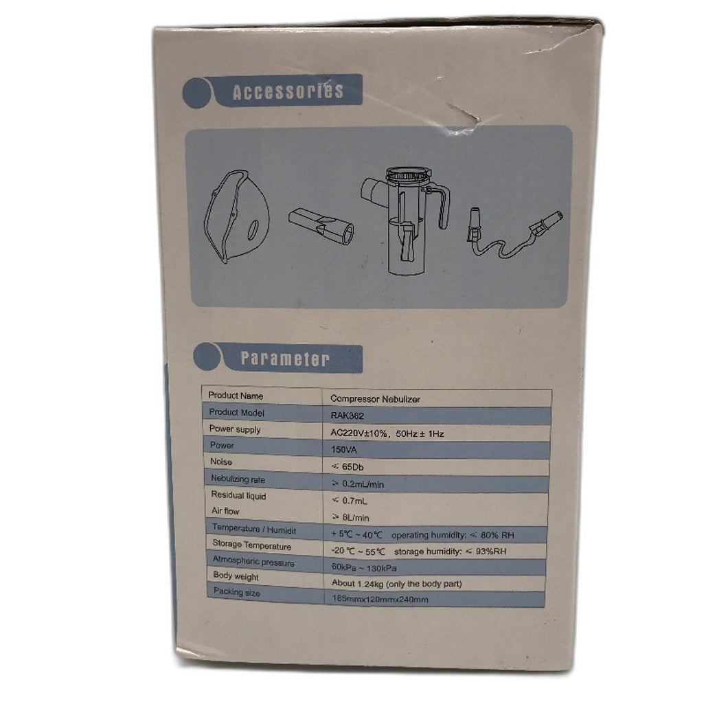 Portable Nebuliser Machine Handheld Inhaler Mist Breathing Compressor System NEW