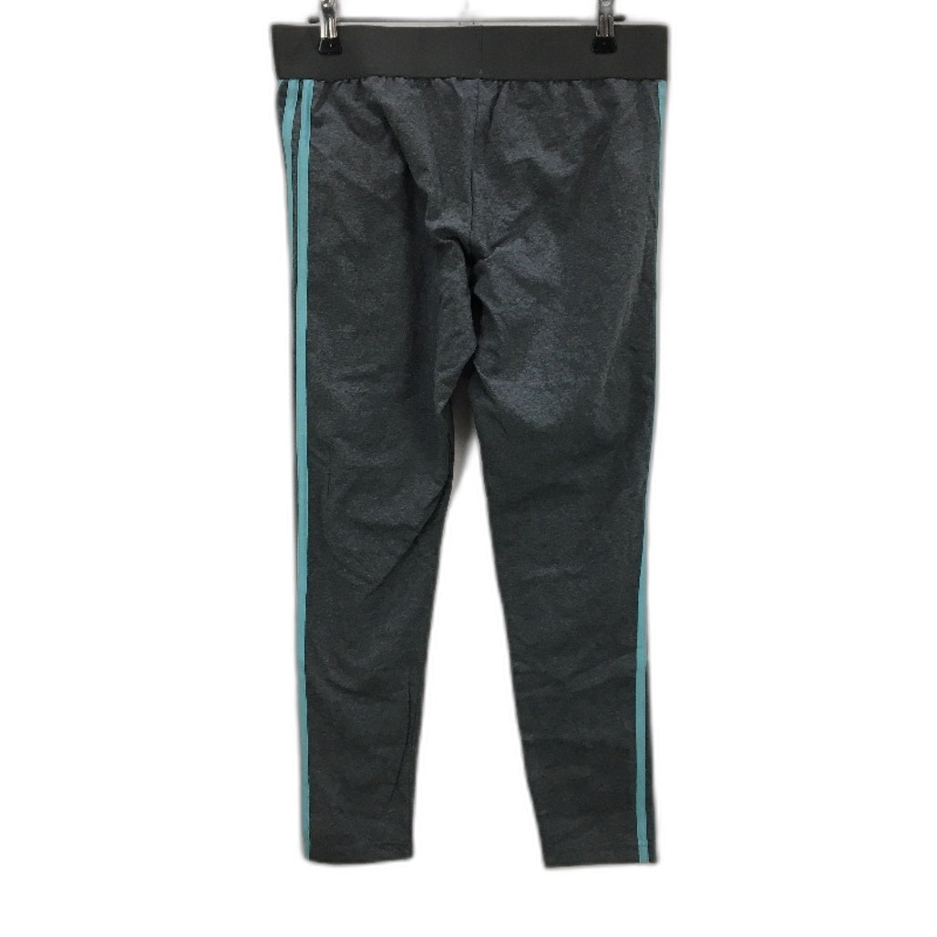 Adidas Loungewear Essentials 3 Stripes Grey Marle Leggings Ladies Size Large NEW