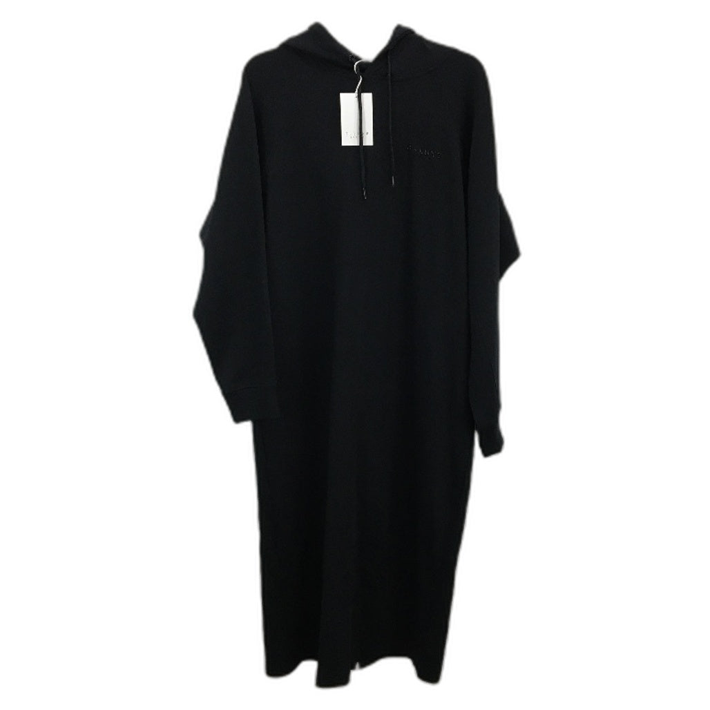 Decjuba D-Luxe Basics Neoprene Hoodie Black Maxi Dress Ladies Size XL NEW
