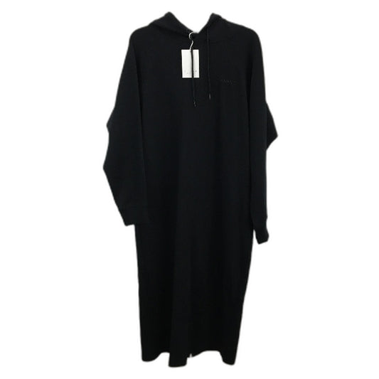 Decjuba D-Luxe Basics Neoprene Hoodie Black Maxi Dress Ladies Size XL NEW