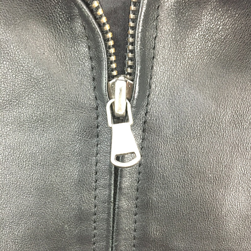 Springfield Double Lined Black Lamb Leather Shell Biker Jacket Ladies Size S-2