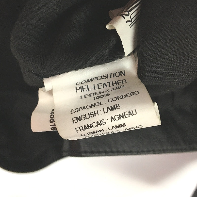 Springfield Double Lined Black Lamb Leather Shell Biker Jacket Ladies Size S-2