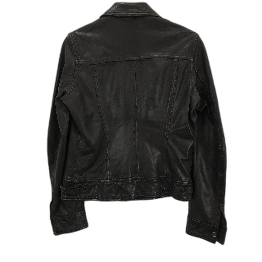 Levi's Positively Superior Vintage Black Leather Biker Jacket Ladies Size Medium