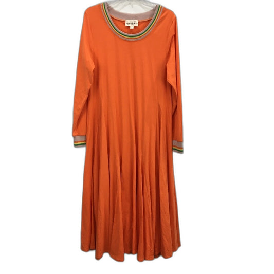 Curate by Trelise Cooper All In A Days Work Orange Maxi Dress Ladies Size Large