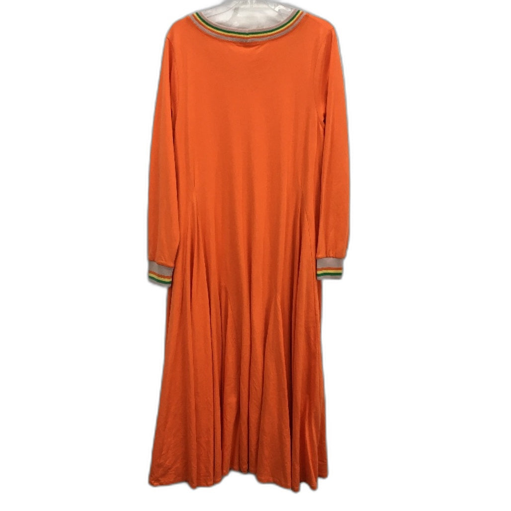 Curate by Trelise Cooper All In A Days Work Orange Maxi Dress Ladies Size Large