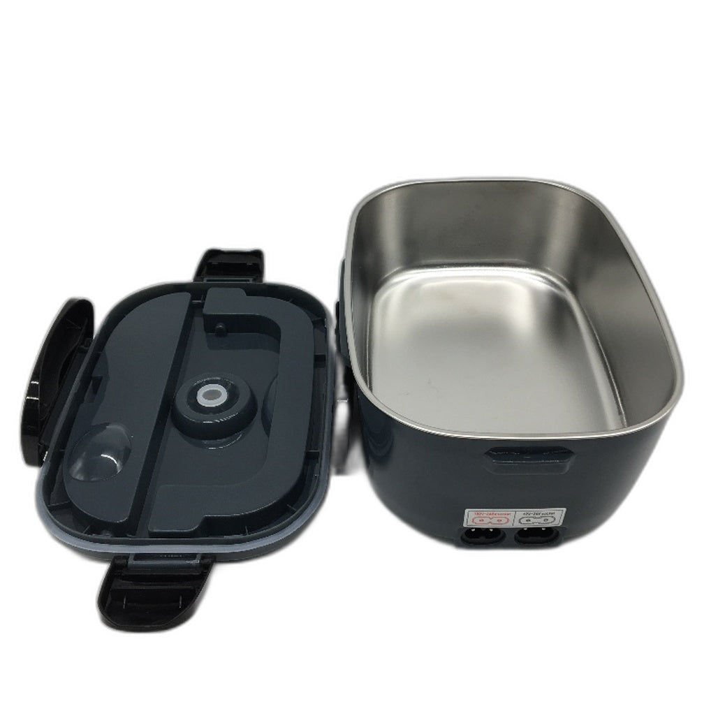 1.5L Electric Bentou Lunchbox with Insulated Carrybag in Grey Black NEW