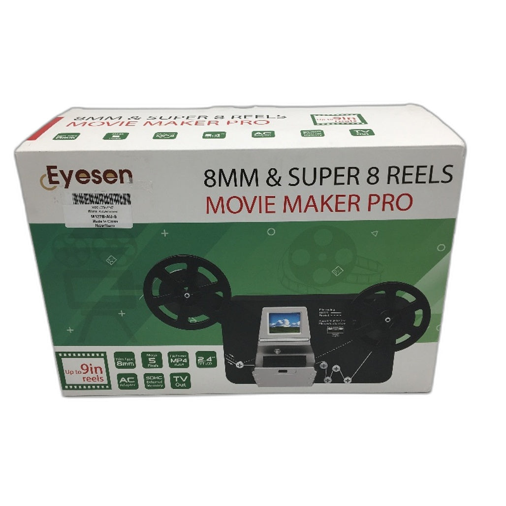 Eyesen 8mm & Super 8 Reels Movie Maker Pro Film to Digital Scanner Converter NEW
