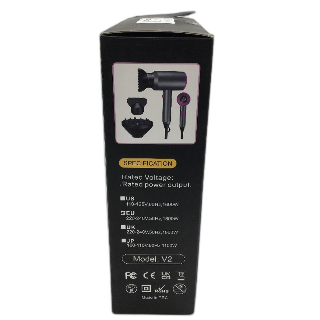 3 in 1 3 Temperature 220-240V 50Hz 1800W High Power Professional Hair Dryer NEW